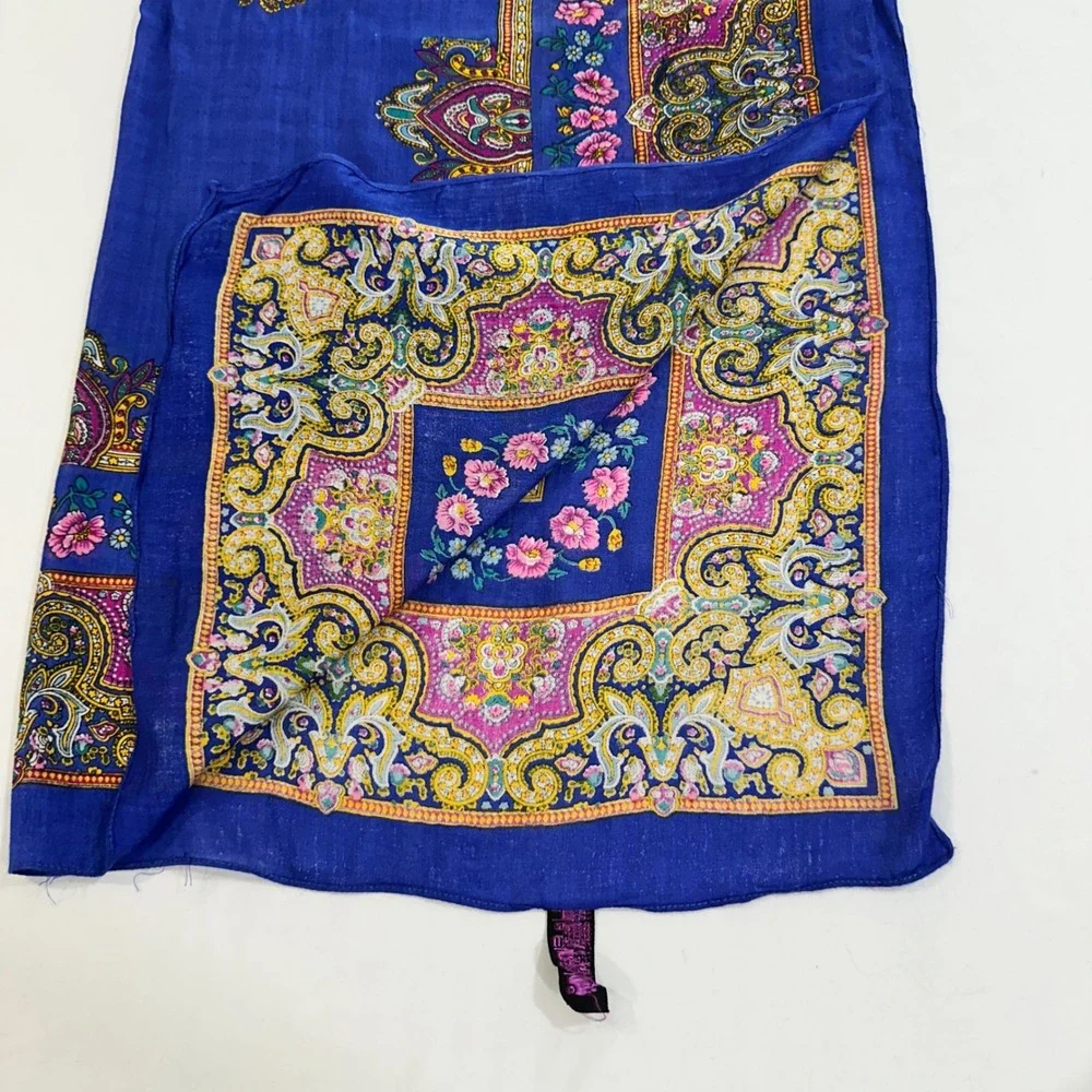 Liz Sinclair Paisley Floral Scarf Womens 34x34